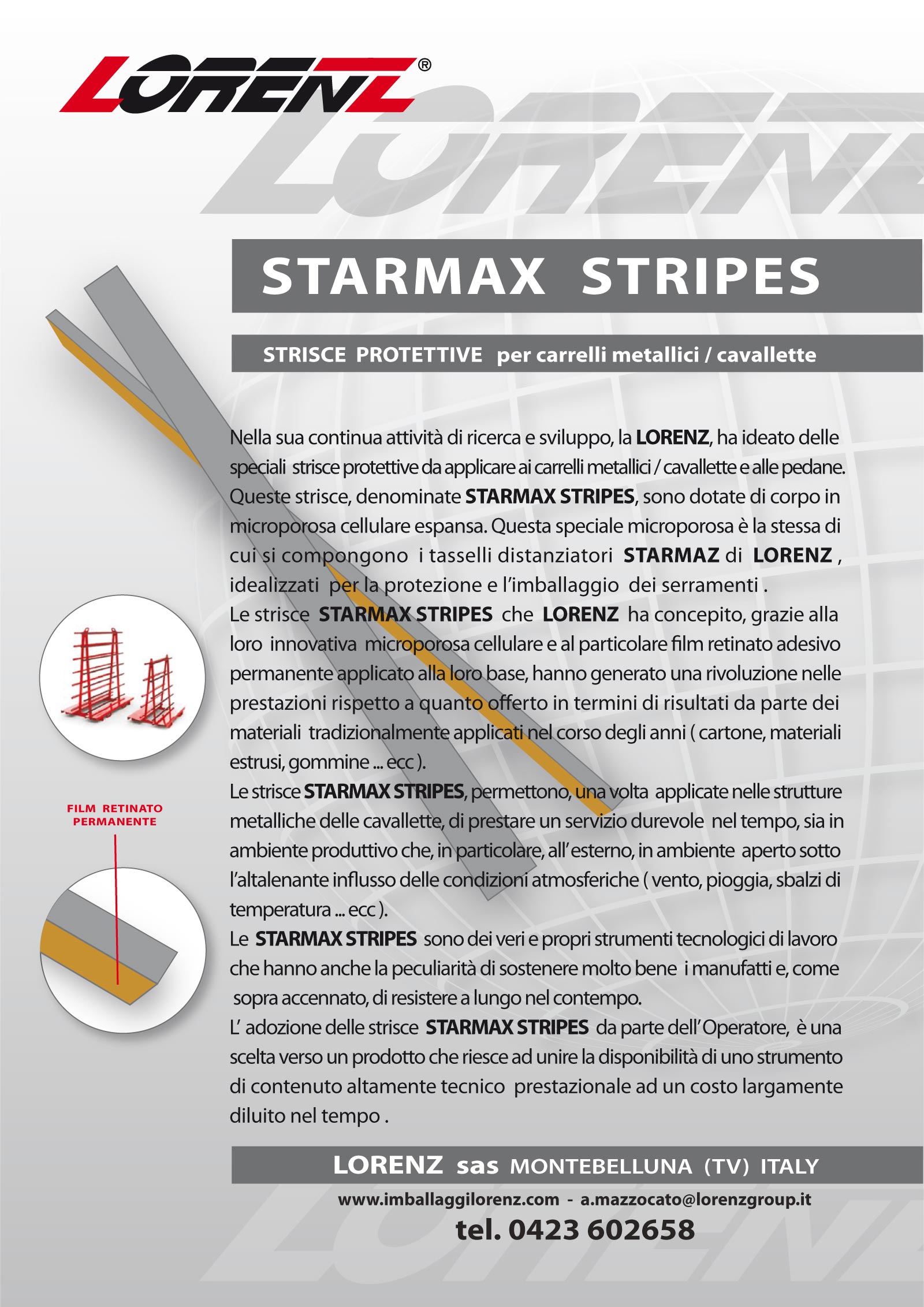 starmax stripes strisce protettive informativa